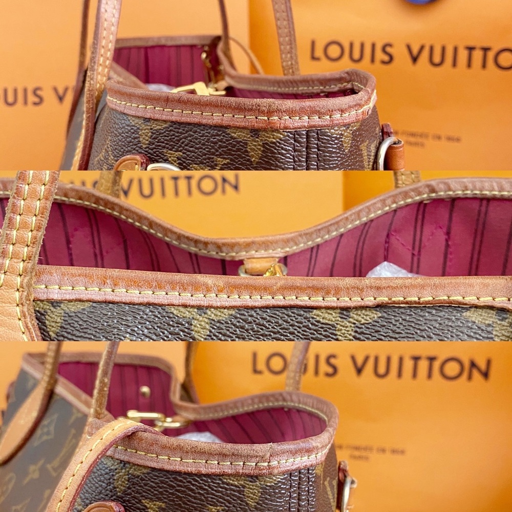 ✨NEVERFULL W/ POUCH✨ Auth PM Louis Vuitton Bag! - Picture 6 of 14